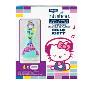 COPY - Schlick intuition limited edition hello kitty razor & 4 refill